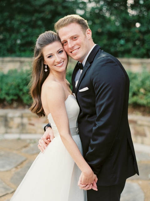 Greg McElroy with his wife Meredith Gray